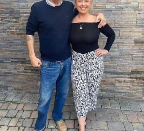 Steve Ingall, who has passed away aged 60, with daughter, Connie