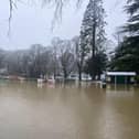 Melton Play Close Park under water in January this year due to heavy flooding
