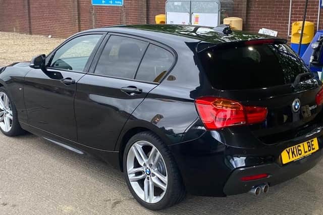 The car stolen from Dalby Road in Melton on Saturday night