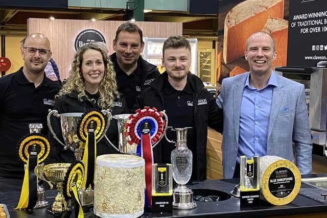 Long Clawson Dairy staff celebrate success at the International Cheese and Dairy Awards