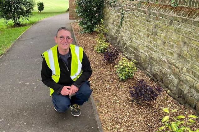 Andi Henton, Melton Mowbray Town Estate's head landscape gardener