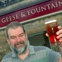Nick Holden, licensee at The Geese and Fountains pub at Croxton Kerrial
