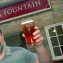 Nick Holden, licensee at The Geese and Fountains pub at Croxton Kerrial