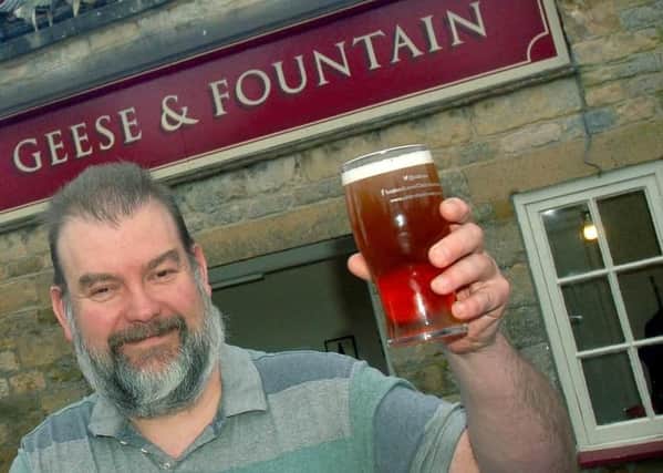 Nick Holden, licensee at The Geese and Fountains pub at Croxton Kerrial
