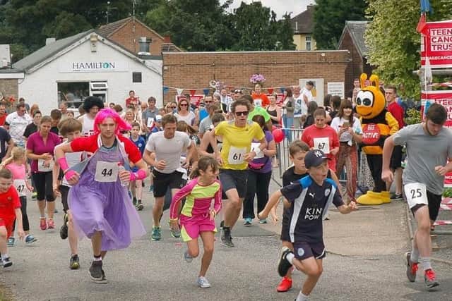 Flashback to the summer of 2017 and the start of a previous Hamilton Tennis Club fun run event
