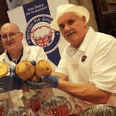 Judging at The British Pie Awards in 2019