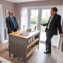 Alberto Costa MP on a tour of the show home with DWH Sales Manager, Charlie Wemyss
