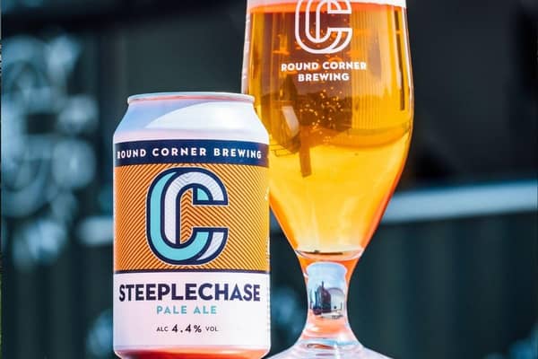 Round Corner Brewing's Steeplechase pale ale, which struck Gold at the 2024 European Beer Challenge
