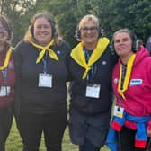 Some of the volunteers who help Melton Girlguides
