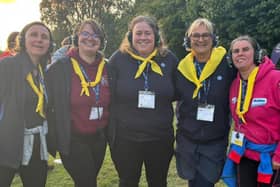 Some of the volunteers who help Melton Girlguides