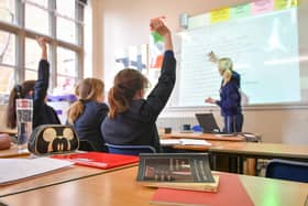 Living up to its motto 'Labor Vincit' meaning 'hard work prevails' Dalkeith High School in Midlothian saw pupils surpass their virtual comparator by three percent, with 38 per cent achieving five Highers or more in 2022.