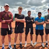 Melton Tennis Club’s Men’s National Club League first team – winners at Loughborough.