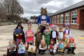 Pupils in fancy dress at Brownlow Primary School during the latest World Book Day celebrations there