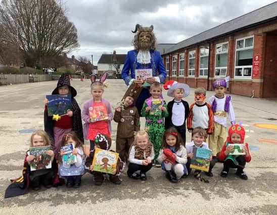 Pupils in fancy dress at Brownlow Primary School during the latest World Book Day celebrations there