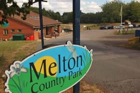 The visitor centre at Melton Country Park