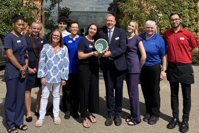 Some of the members of the Ragdale Hall Spa team celebrate being honoured with ‘Best Spa for Wellness’ in the Good Spa Guide Awards 2025