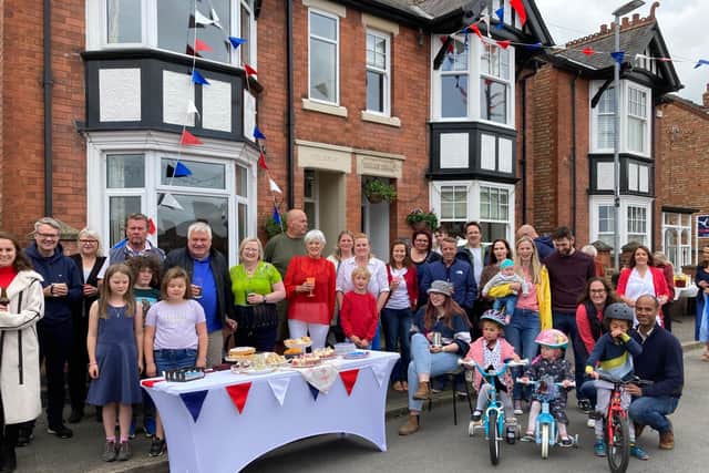 Craven Street residents enjoy a street party for the Platinum Jubilee