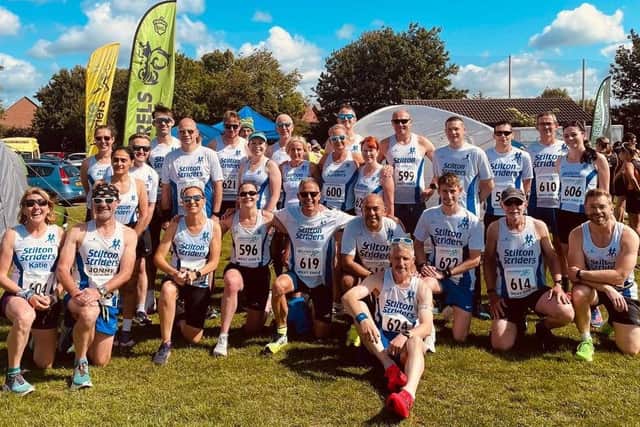 Stilton Striders runners at the Westend8.