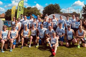 Stilton Striders runners at the Westend8.