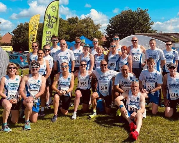 Stilton Striders runners at the Westend8.