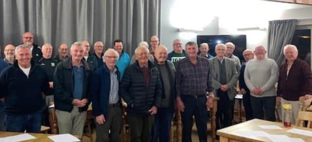 Members of Belvoir Wassailers at their recent AGM