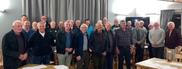 Members of Belvoir Wassailers at their recent AGM