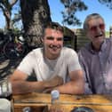 Chris and his dad, Dave
