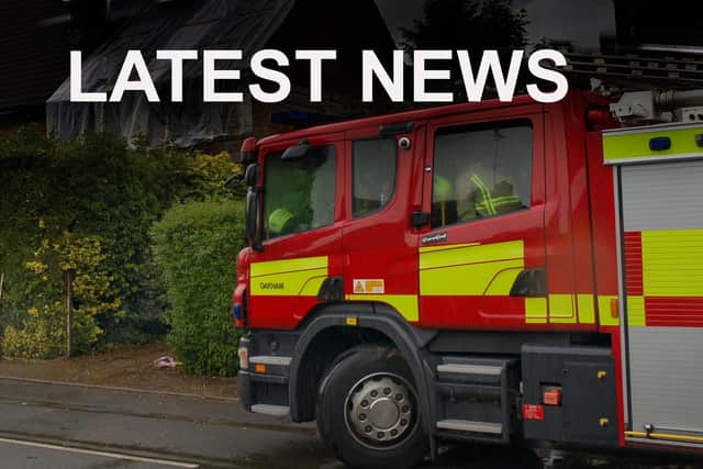 Fire crews were deployed to the scene