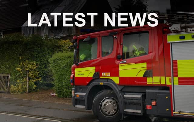 Fire crews were deployed to the scene