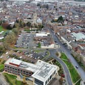 One of the spectacular aerial views of Melton in the new documentary in the town