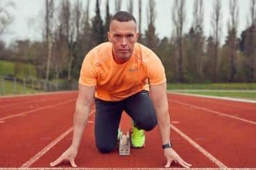 Team GB sprinter, Richard Kilty, who is the special guest at the opening of the new Melton leisure facilities