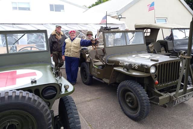 American military jeeps join the Saltby line-up