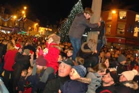 The Melton Christmas lights switch-on back in 2017 - free buses will be put on for this year's switch-on on Friday
