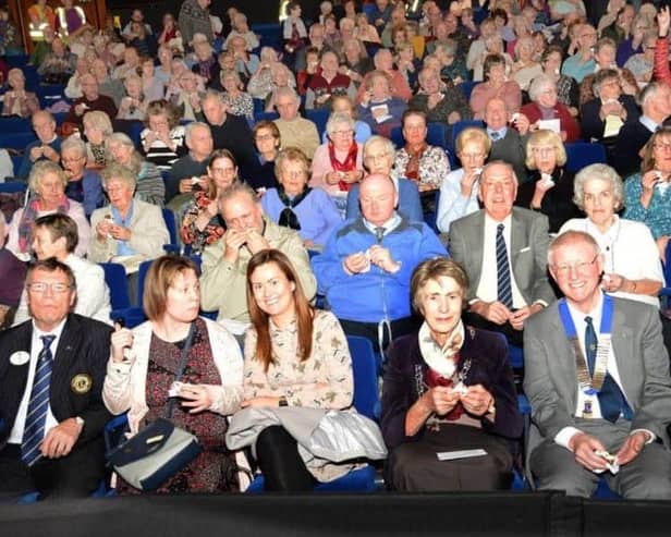The audience enjoying a previous annual variety concert at Melton Theatre
