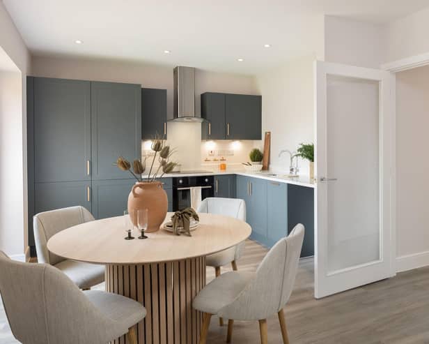 The kitchen at the new show home