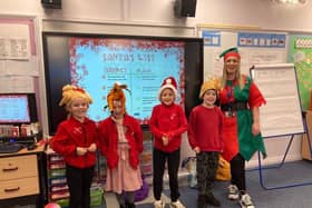 Severn Trent Education team on their Christmas tour