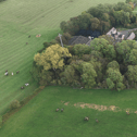 Footage of the Quorn Hunt on farmland at Kirby Bellars on Friday DRONE IMAGE Northants Hunt Saboteurs