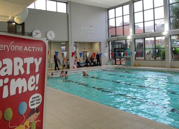 The swimming pool at Waterfield Leisure Centre in Melton
