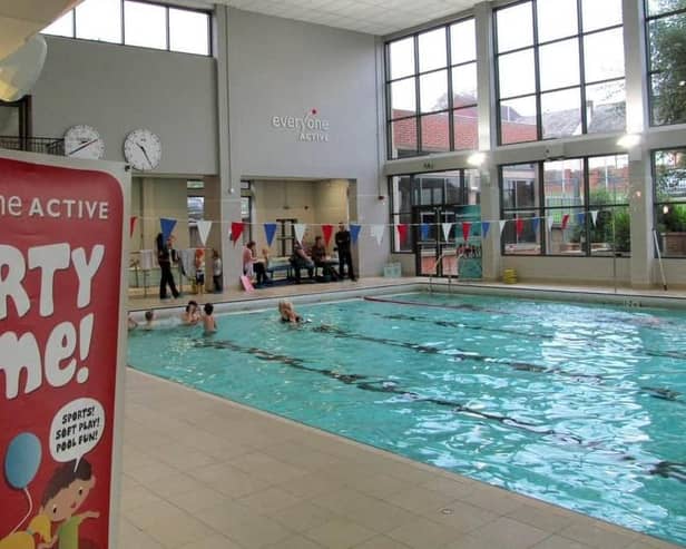 The swimming pool at Waterfield Leisure Centre in Melton