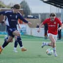 Will Norcross scored two in Meltons 3-1 win against Wisbech Town
