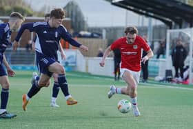 Will Norcross scored two in Meltons 3-1 win against Wisbech Town