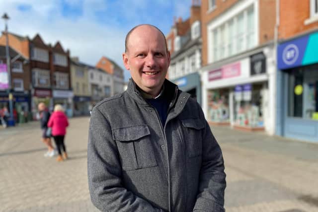 James Colclough, manager of Melton BID