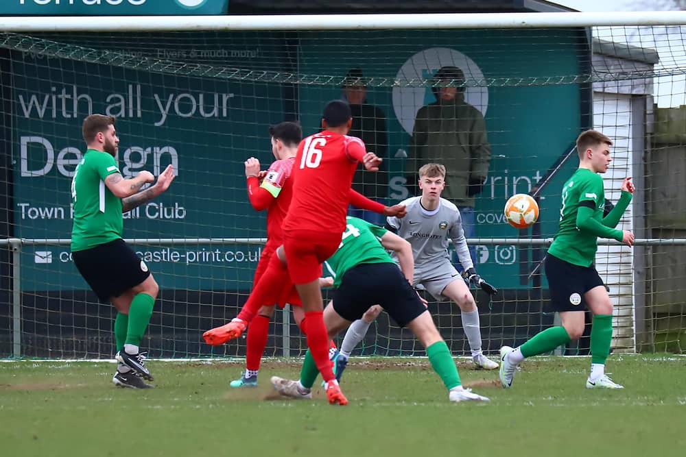 Melton on the attack at Sleaford last weekend. Photo: Steve W Davies Photography.