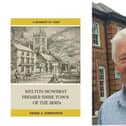 Author Derek Simmonds and the cover of his book, 'Melton Mowbray, Premier Shire Town of the 1830s'