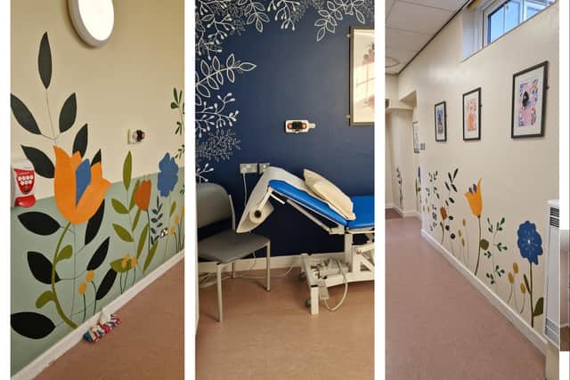 Artists transform walls of Melton's St Mary's Birth Centre
