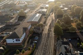 The section of Norman Way in Melton Mowbray which will be closed from October 19 to 31 Image: Melton and around from ABOVE Steely DRONE