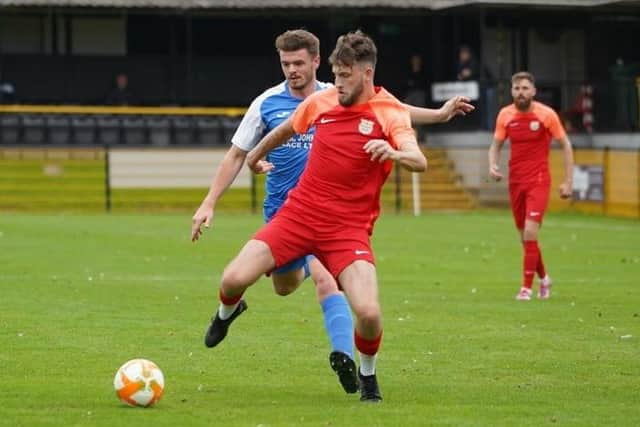 Tom Wakley - on target for Melton on Saturday.