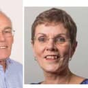Peter Blount BEM and Professor Elizabeth Draper MBE, who were both recognised in the King's Birthday Honours list