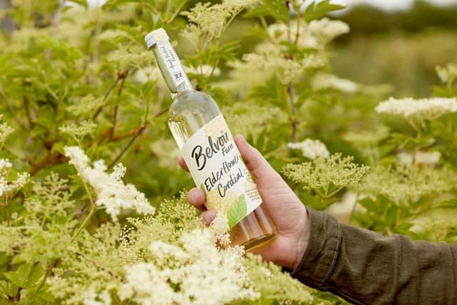 The finished product made by Belvoir Farm from its annual elderflower harvest