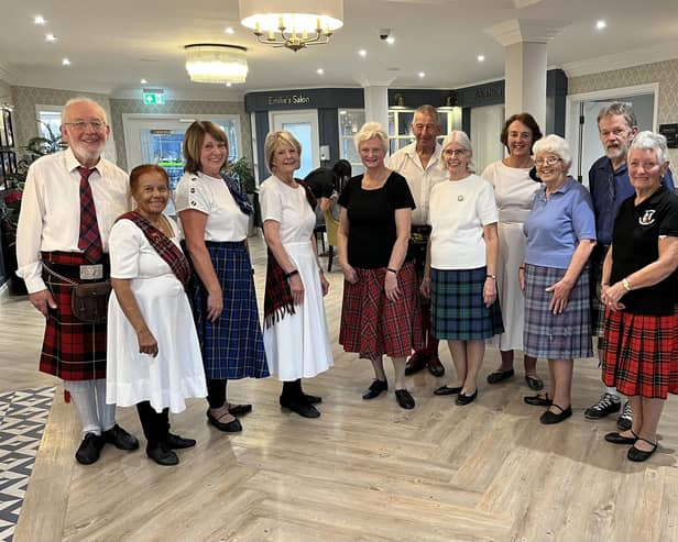 Waltham Scottish Country Dancing Group celebrates St Andrew's Day in style